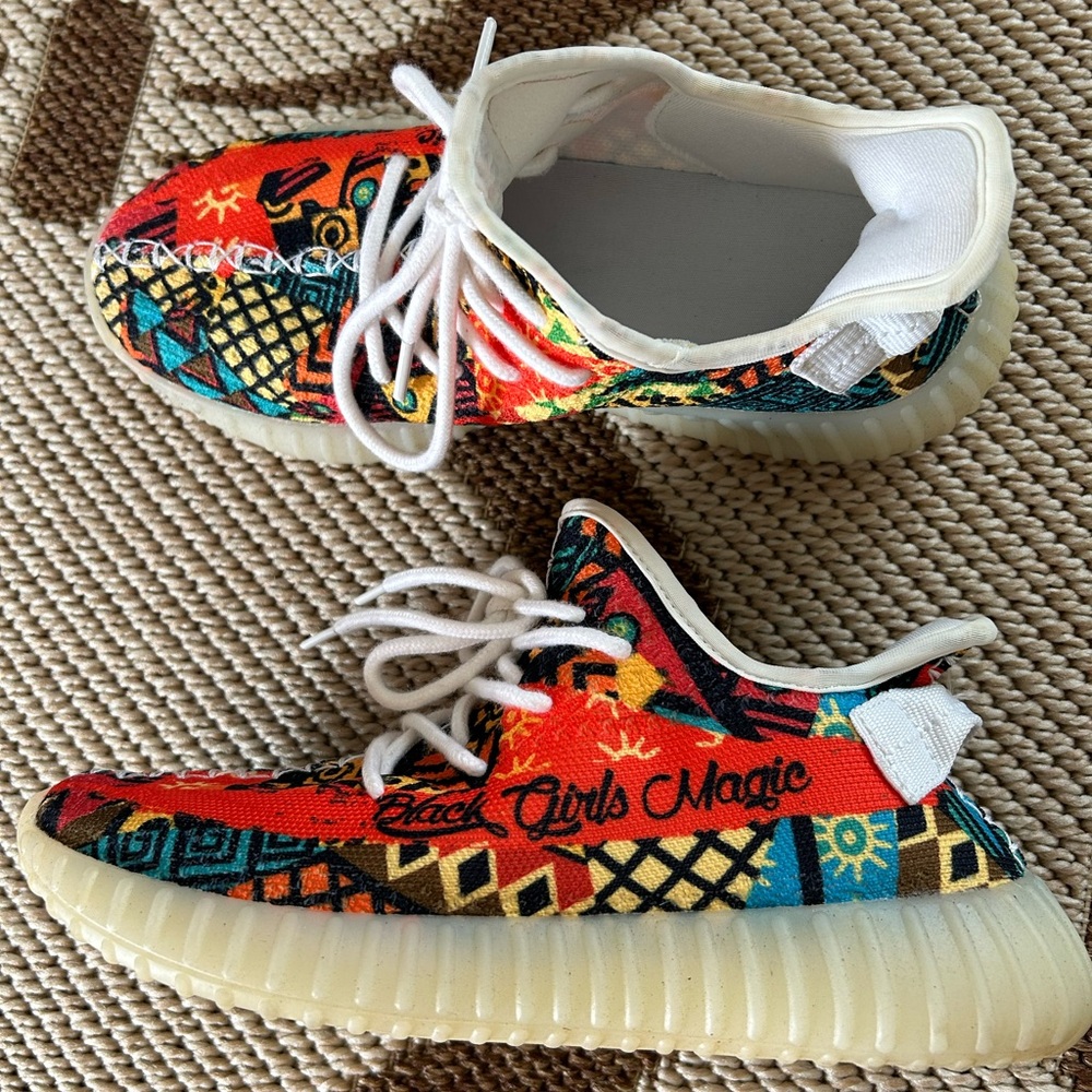 Cute colorful shoes size 6-7